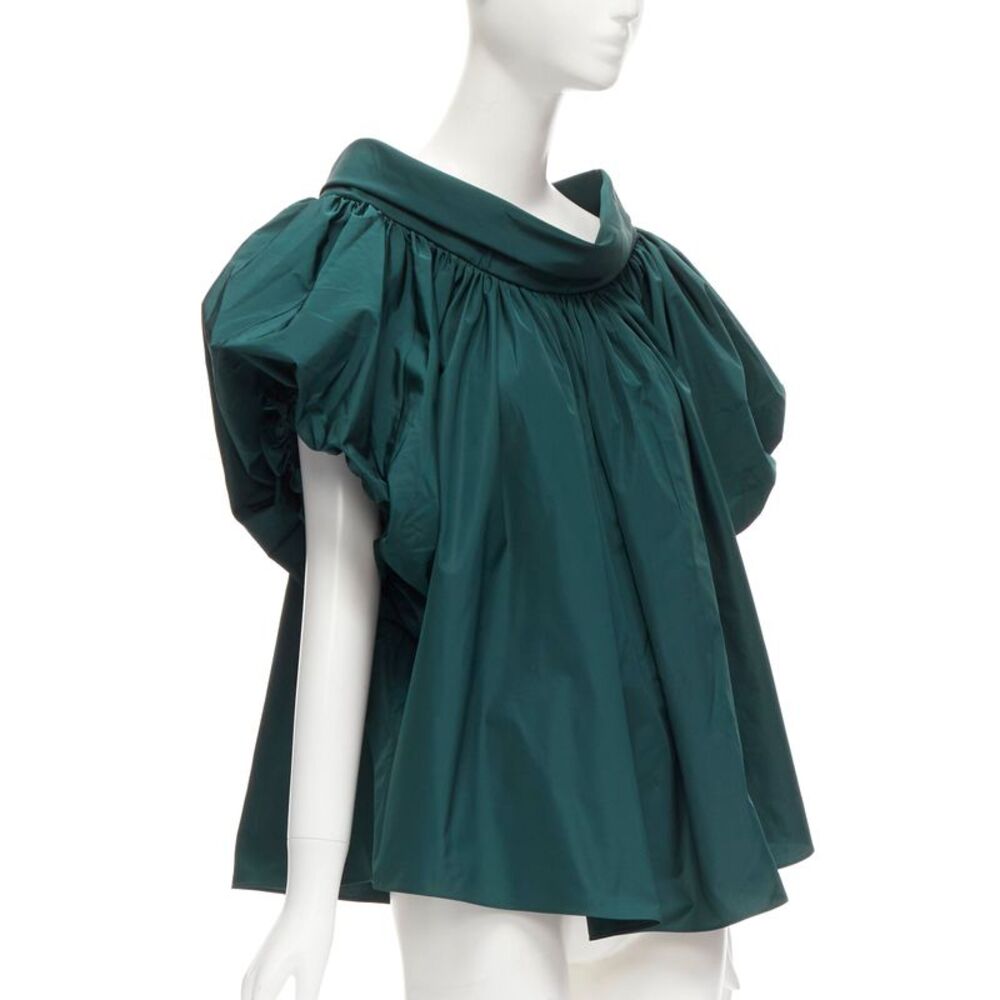 Alexander Mcqueen Puff Sleeve Flare Top